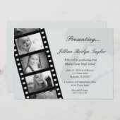 persoonlijke afstuderen filmstrip kaart (Voorkant / Achterkant)