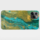 Persoonlijke agaat handgeschreven naam trendy mode iPhone hoesje (Achterkant horizontaal)