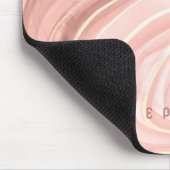 Persoonlijke Agate Geode Roze Goud Muismat (Hoek)
