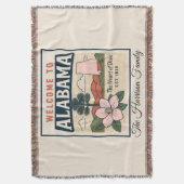 Persoonlijke Alabama Worpdeken Deken (Voorkant Verticaal)
