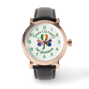 Persoonlijke Åland-eilanden Shamrock Heren  Horloge