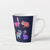 Persoonlijke Alebrije Mexicaanse dieren Folk Art Latte Mok (Rechts)