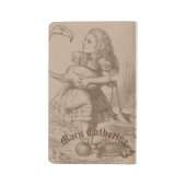 Persoonlijke Alice's avonturen in Wonderland Groot Moleskine Notitieboekje (Achterkant)