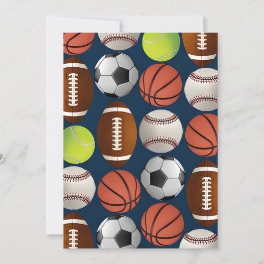 Persoonlijke All-Star Printable Sport MVP Party Kaart (Achterkant)