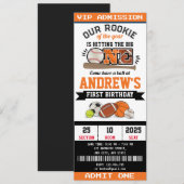 Persoonlijke All Star Sport Eerste Uitnodiging Ver (Voorkant / Achterkant)