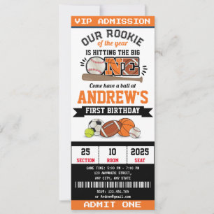 Persoonlijke All Star Sport Eerste Uitnodiging Ver