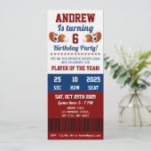 Persoonlijke All Star Sport Eerste Uitnodiging Ver (Staand voorkant)