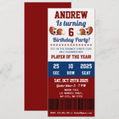 Persoonlijke All Star Sport Eerste Uitnodiging Ver (Voorkant / Achterkant)