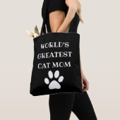 Persoonlijke Aller Beste Kat Moeder van de Wereld  Tote Bag (Dichtbij)