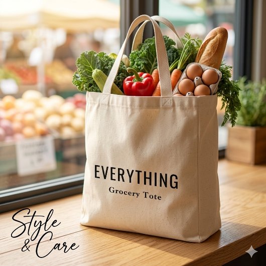 Persoonlijke Alles Herbruikbare Boodschappentas Tote Bag