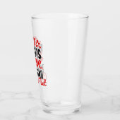 Persoonlijke alles wat ik nodig heb: liefdesvideo' glas (Links)