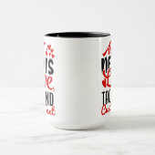 Persoonlijke alles wat ik nodig heb: liefdesvideo' mok (Midden)