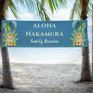 Persoonlijke Aloha Welkom Familie Reünie Spandoek