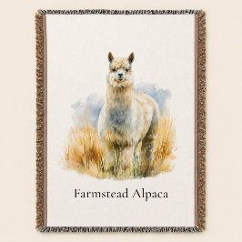 Persoonlijke Alpaca Boerderij Welkom Deken
