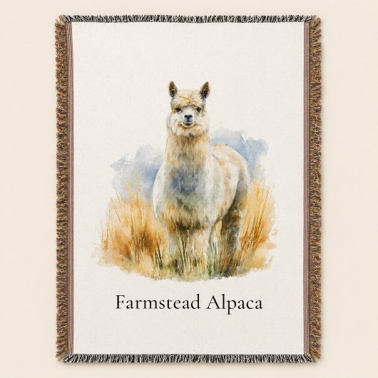 Persoonlijke Alpaca Boerderij Welkom Deken