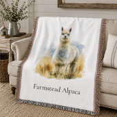 Persoonlijke Alpaca Boerderij Welkom Deken