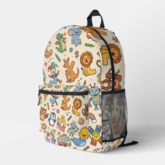 Persoonlijke Alphaland Kids Explorer Rugzak (Achterkant Hoek Rechts)