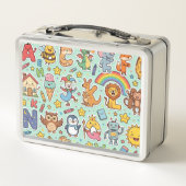 Persoonlijke Alphaland Kids Lunch Box Lite (Achterkant)