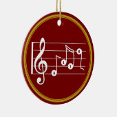 Persoonlijke Alto Singer Musical Keramisch Ornament (Rechts)