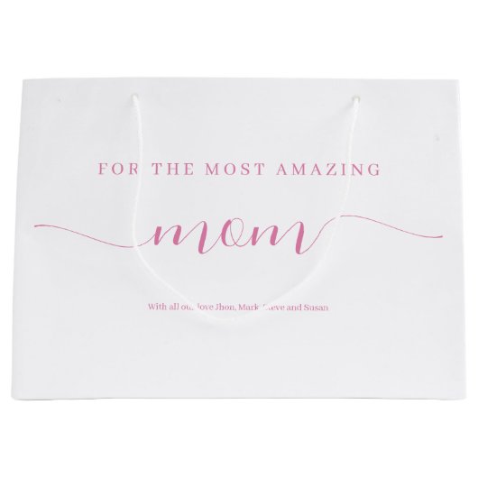 Persoonlijke Amazing Mom Bundle Gift Set Groot Cadeauzakje (Voorkant)