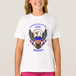 Persoonlijke Amerikaanse 250e verjaardag T-shirt