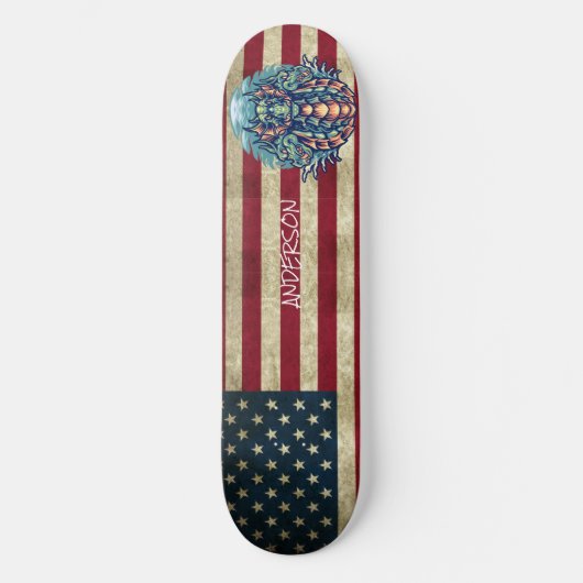 Persoonlijke Amerikaanse draak Persoonlijk Skateboard (Voorkant)