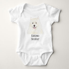 Persoonlijke Amerikaanse Eskimohond Samoyed Romper