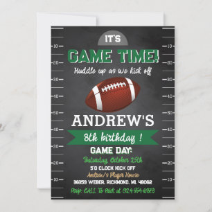 Persoonlijke Amerikaanse football Verjaardag Kaart