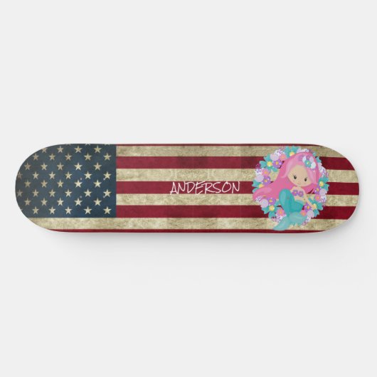 Persoonlijke Amerikaanse KLEINE MERMAID Persoonlijk Skateboard (Horizontaal)