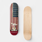 Persoonlijke Amerikaanse Koe Persoonlijk Skateboard (Voorkant)