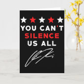 Persoonlijke Amerikaanse mannen vrouwen You Cant S Kaart (Gele Bloem)