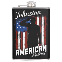 Persoonlijke Amerikaanse Patriot Soldaat USA Vlag