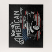Persoonlijke Amerikaanse Vintage Klassieke Autogar Legpuzzel (Verticaal)