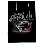 Persoonlijke Amerikaanse vintage klassieke autogar Medium Cadeauzakje (Achterkant)
