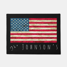 Persoonlijke Amerikaanse vlag Mat van de Vlag van 