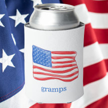 Persoonlijke Amerikaanse Vlag Patriottische Drank