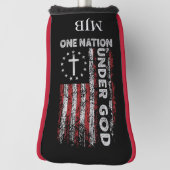 Persoonlijke Amerikaanse Vlag Putter Golfheadcover (Draai 90)