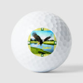 Persoonlijke Amerikaanse Zeearend Golfballen (Voorkant)