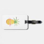 Persoonlijke Ananas Bagagelabel (Achterkant horizontaal)