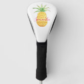 Persoonlijke Ananas  Golfheadcover (Voorkant)