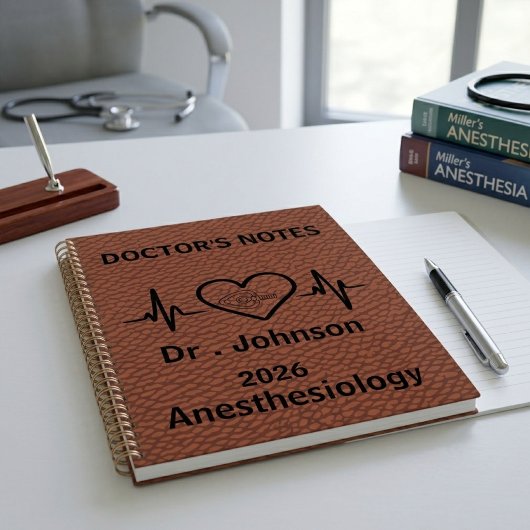 Persoonlijke anesthesioloog planner 2026 op maat