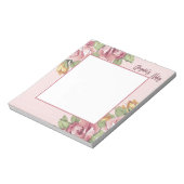 Persoonlijke Angela's Notes Bloemrijke Romantische Notitieblok (Linkerzijde)