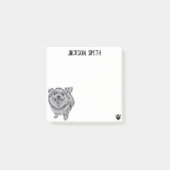 Persoonlijke angryhond post-it® notes (Voorkant)