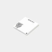 Persoonlijke angryhond post-it® notes (Schuin)