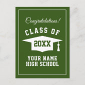 Persoonlijke ansichtkaarten voor het eindexamenfee briefkaart (Voorkant)