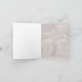 Persoonlijke Antiek vrouw & Paard Fantasy Note Kaa Kaart (Binnen)