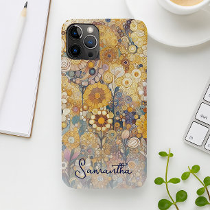 Persoonlijke antieke art nouveau stijl bloemig Case-Mate iPhone case