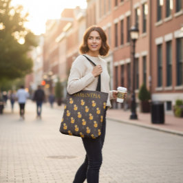 Persoonlijke Aperol Spritz Cocktail Boodschappenta Tote Bag