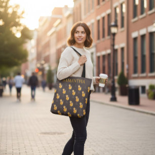 Persoonlijke Aperol Spritz Cocktail Boodschappenta Tote Bag