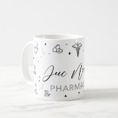 Persoonlijke Apotheker Mok | Elegant Handgeschreve (Voorkant links)